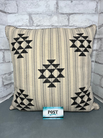 Pendleton Lyons Cross Stitch Throw Pillow