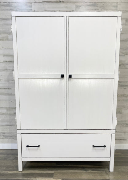 Modern White Armoire Zocalo