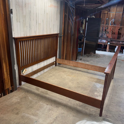 King Mission Style Bed Frame Bassett