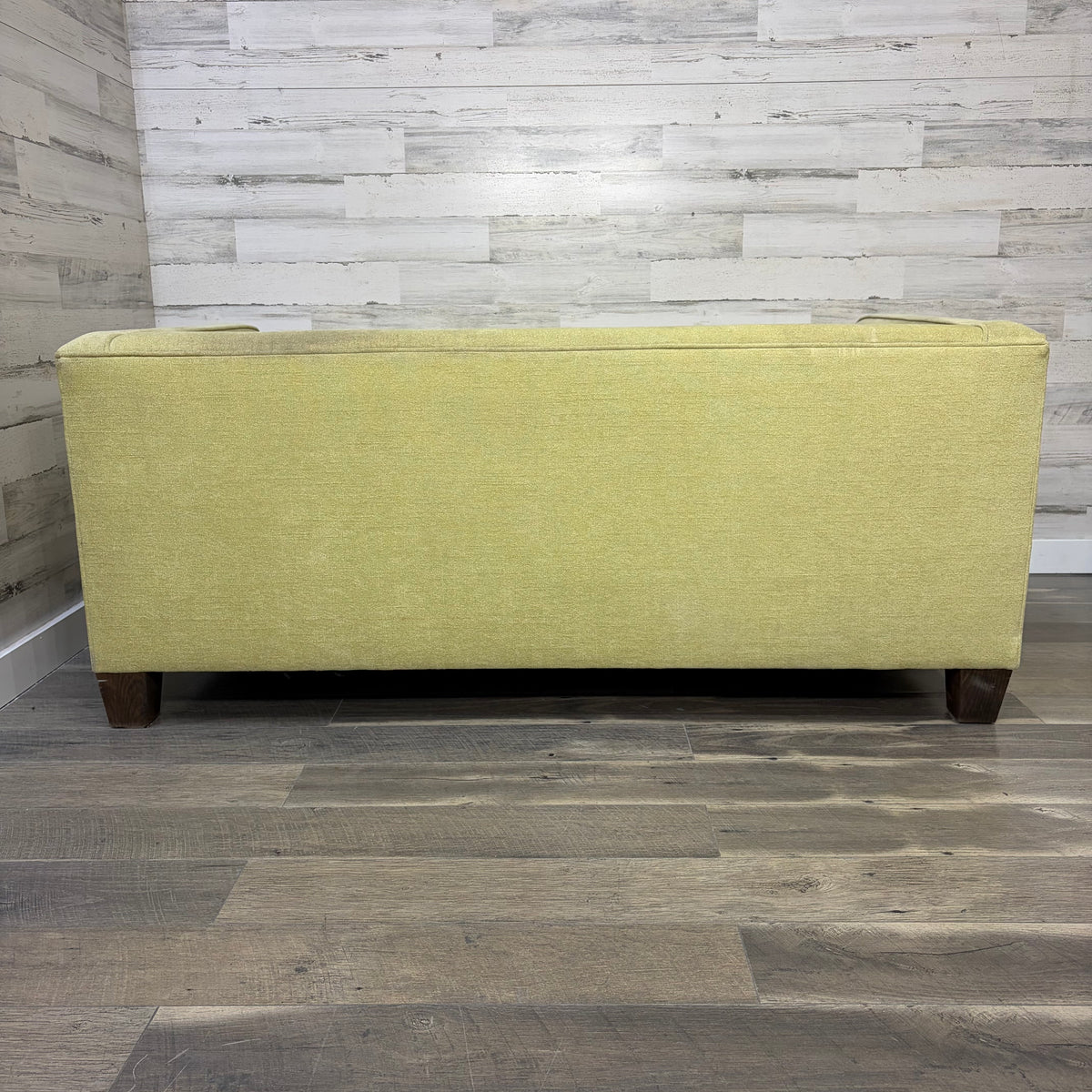 Small 2pc Green Sectional Couch