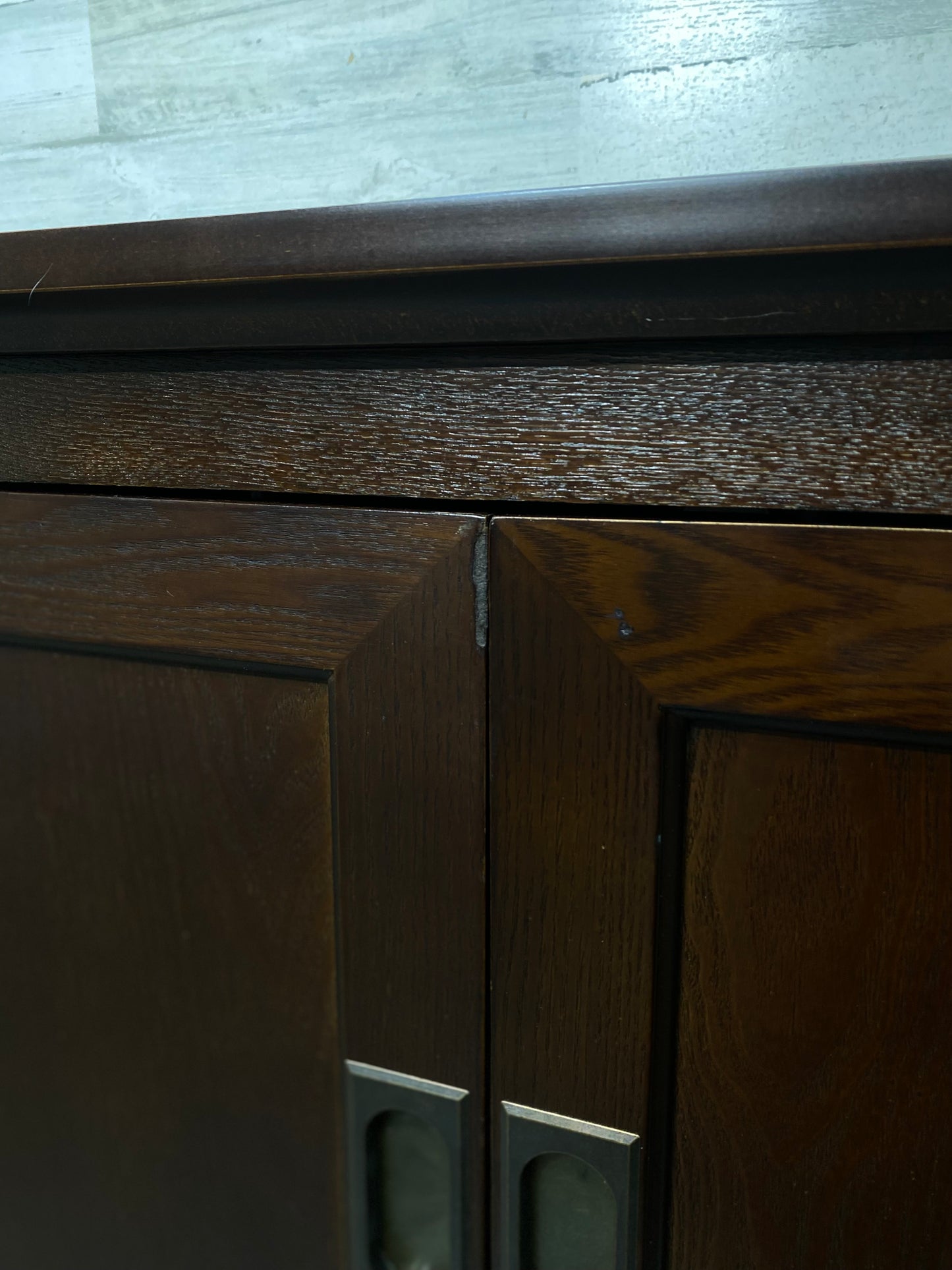 Dark Wood Tv Stand #2