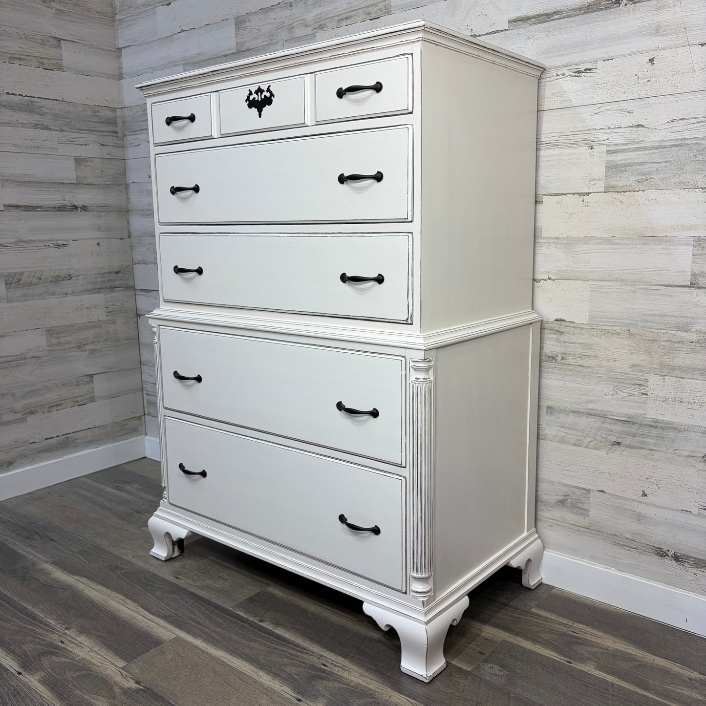 Tall White Dresser