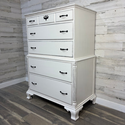 Tall White Dresser