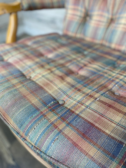 Plaid Rocking Chair Sam Moore