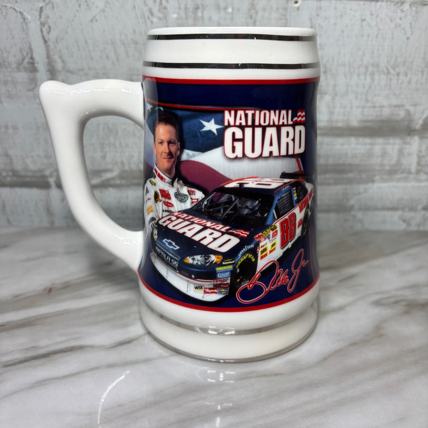 NASCAR Dale Earnhardt Jr. Number 88 National Guard Stein/ Mug