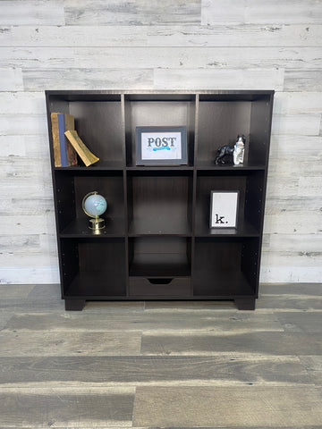 Black Cubby Bookshelf