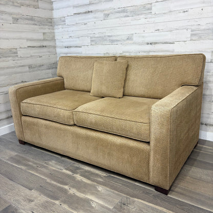 Beige Loveseat Made In USA