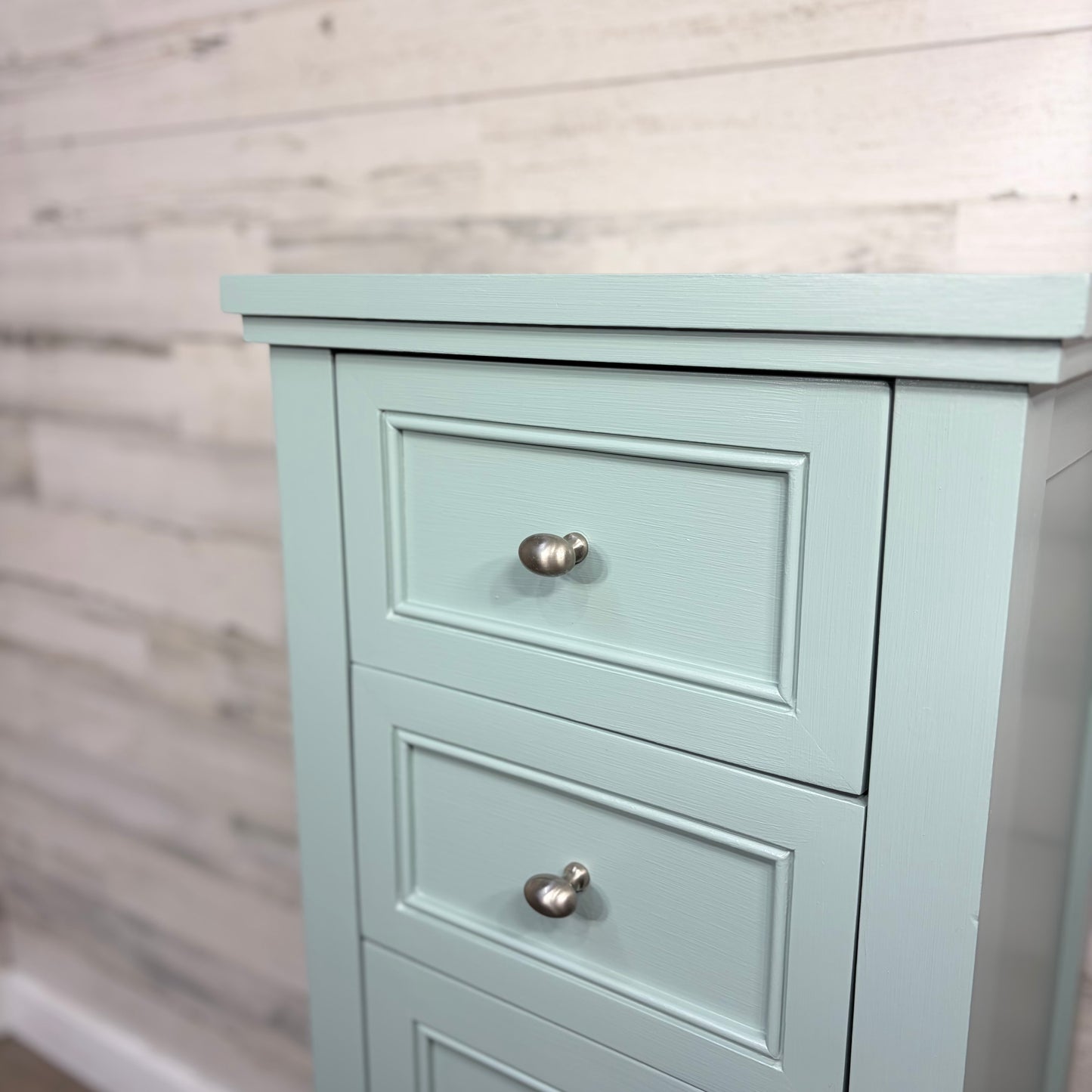 Skinny Blue Cabinet