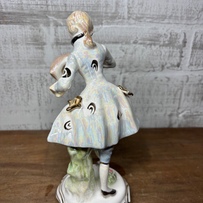 Vintage Porcelain Victorian Man Figurine