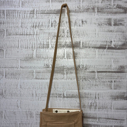 Vintage Tan Camel Hair Crossbody Bag