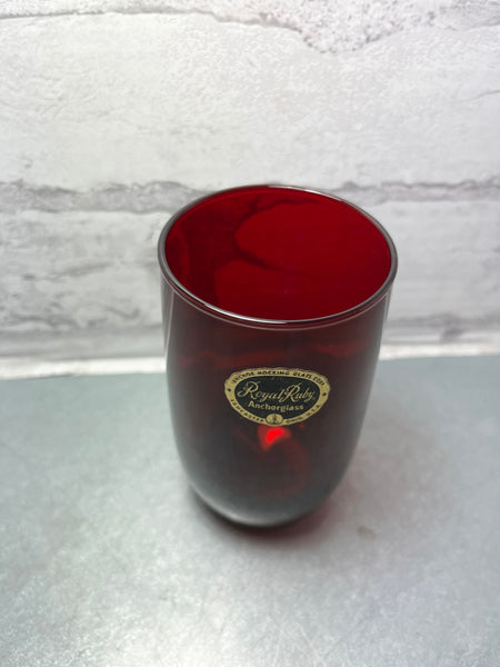 Royal Ruby Anchorglass Tumbler