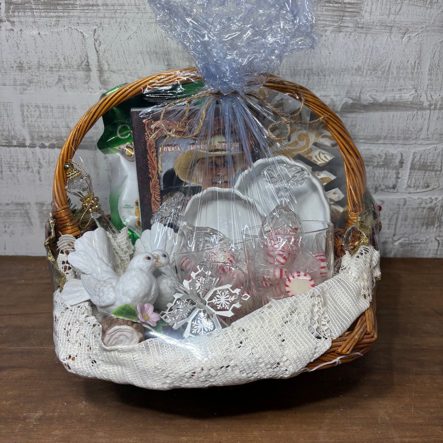 Dove Theme Gift Basket