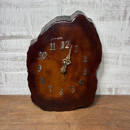 Live Edge Wooden Wall Clock