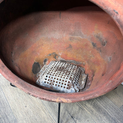 XL Clay Chiminea Fire Pit