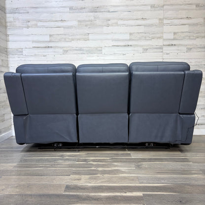 Leather Flexsteel “Sawyer” Power Reclining Sofa & Chair Set