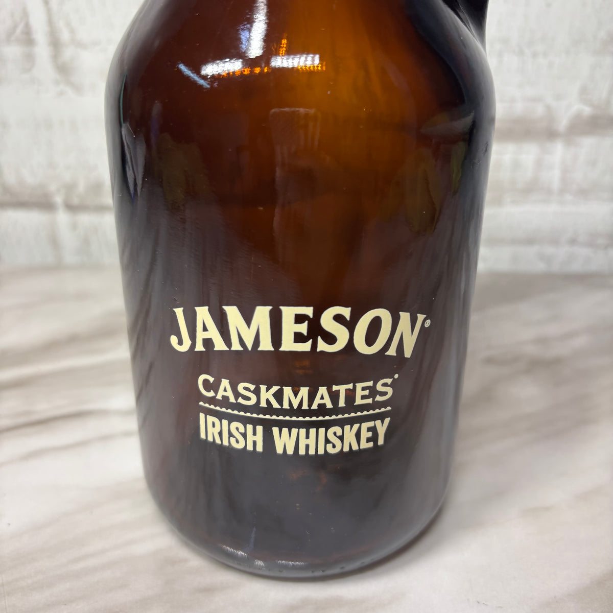 Jameson Caskmates Amber Glass Growler