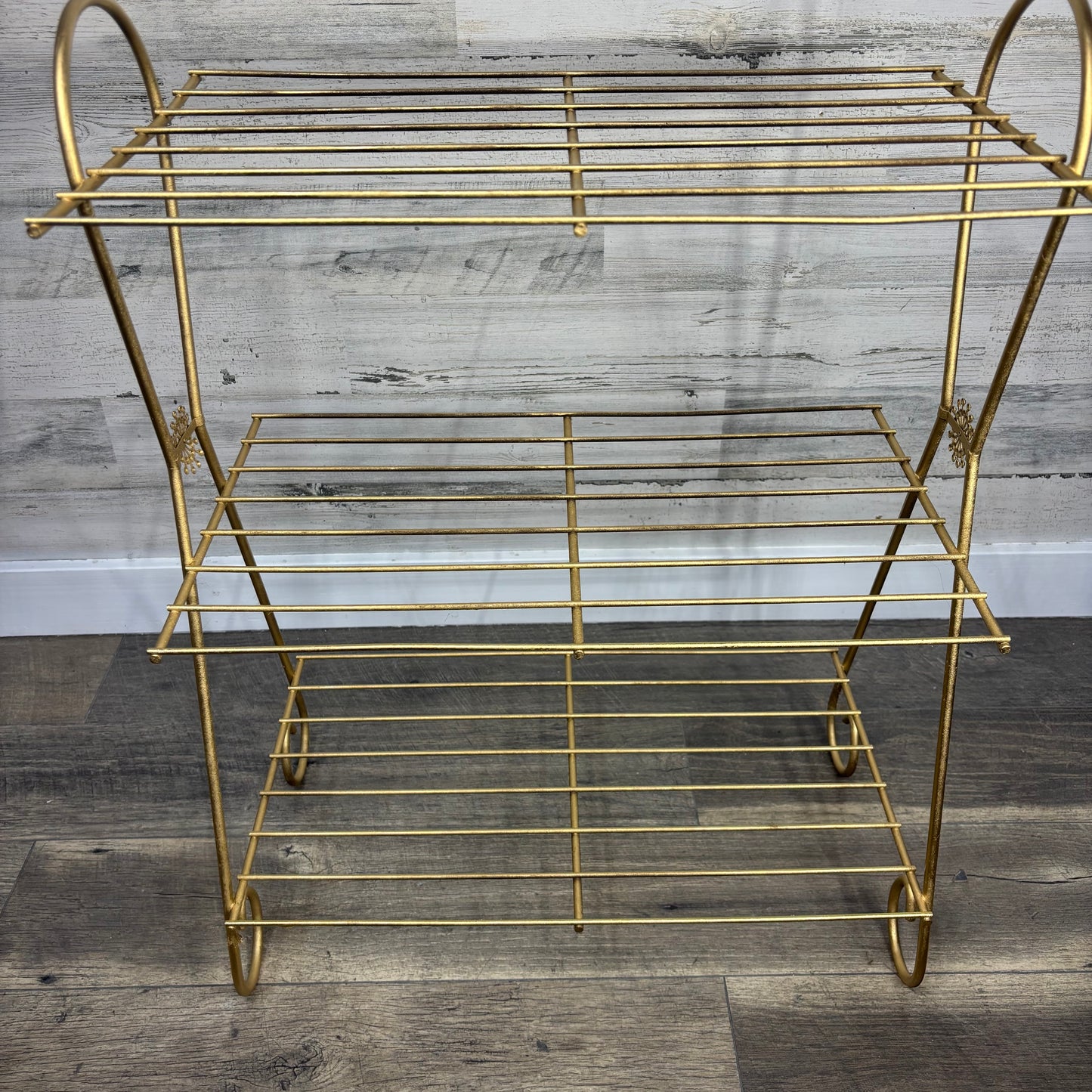Gold Metal Plant Stand