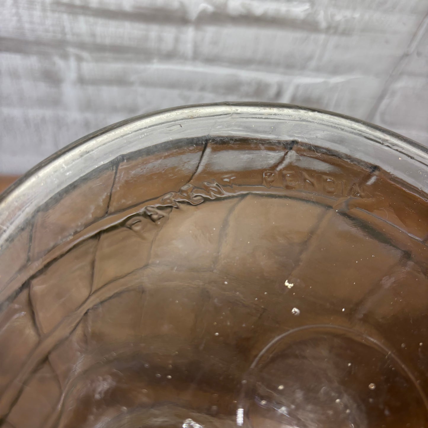 Vintage Large Glass Barrel *No Lid*
