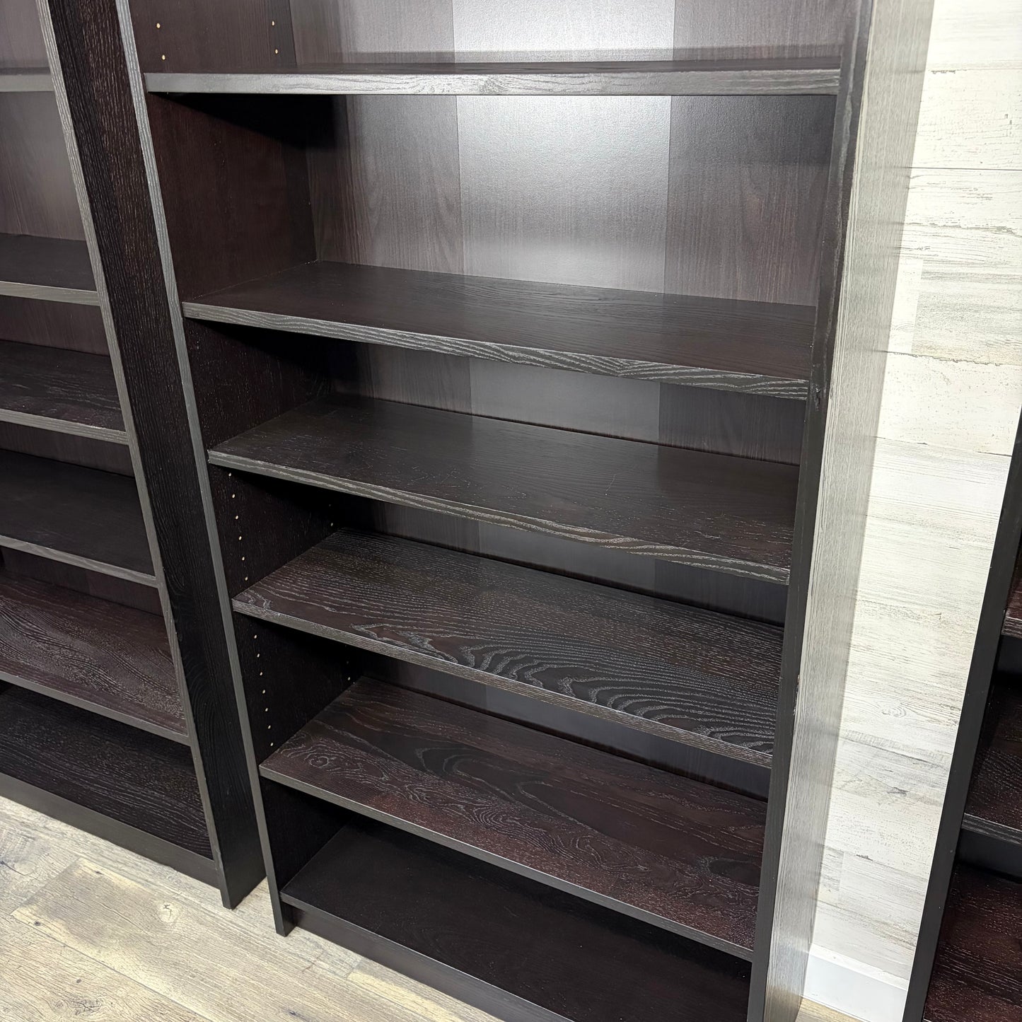 Set Of 3 IKEA Black Bookshelves