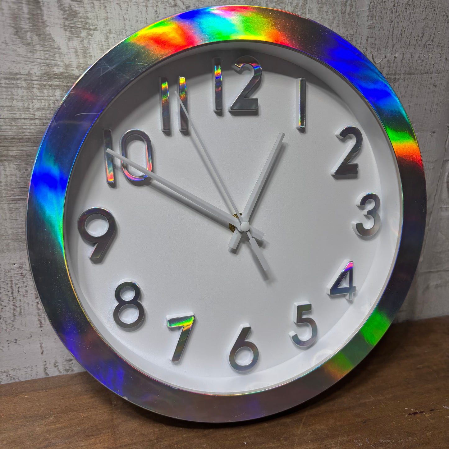 Iridescent Wall Clock