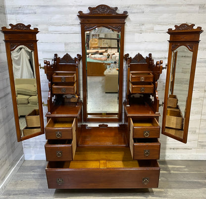 Antique Victorian Vanity Dresser