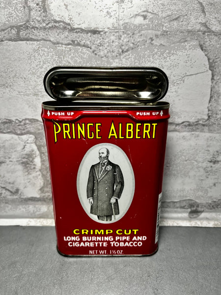 Vintage Prince Albert Pipe & Cigarette Tobacco Tin