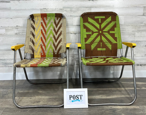 Woven folding lawn online chairs