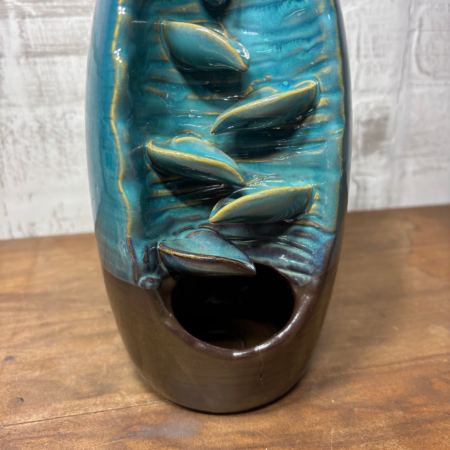 Turquoise Waterfall Incense Burner