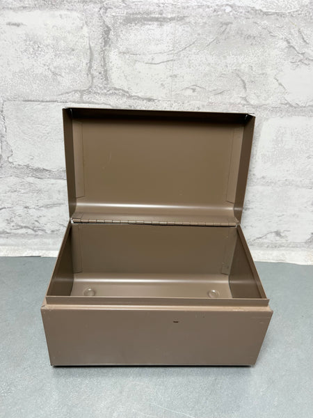 Metal Recipe Box