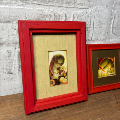 Vintage Juan Ferrandiz Prints Set of 2 Wall Art Print
