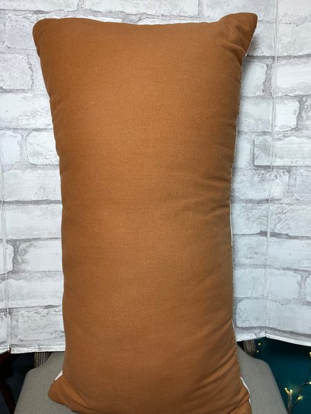 Orange Lumbar Pillow