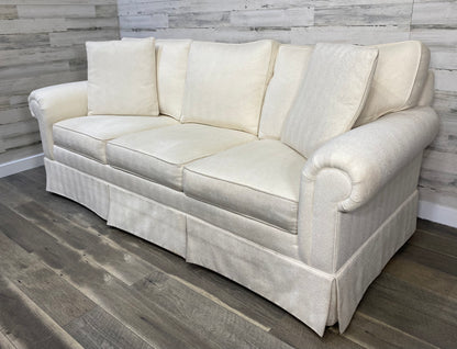 Ethan Allen Cream White Couch