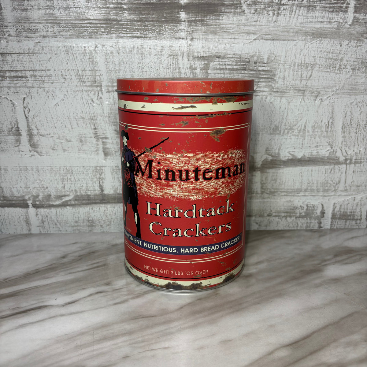 Minuteman Hardtack Crackers Tin