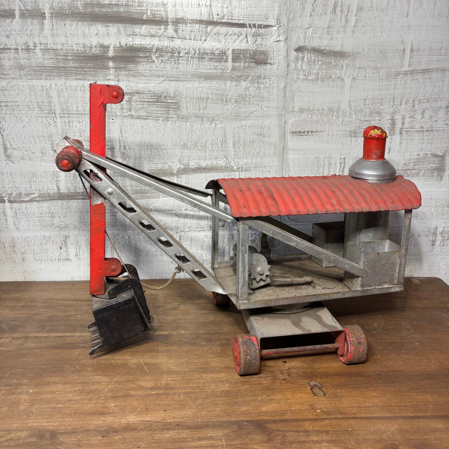 Vintage Keystone Ride Em On Steam Shovel Play Vehicle