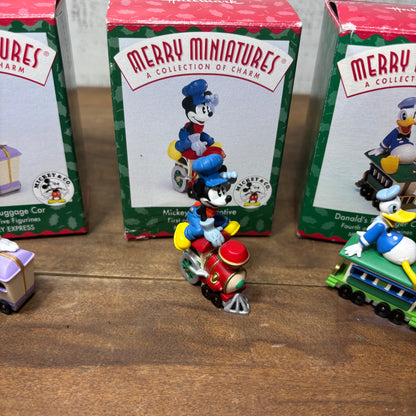 1998 Hallmark Merry Miniatures Mickey's Express Train Collection
