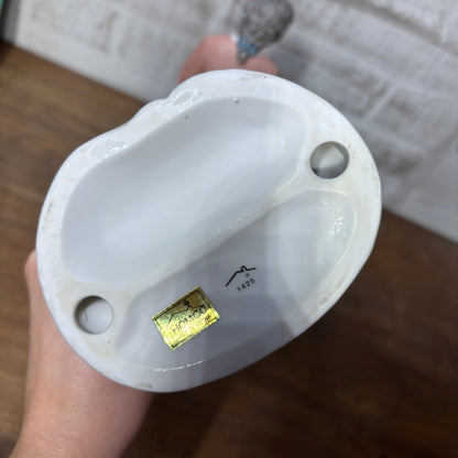 Vintage Homco Porcelain Elderly Couple W/ Dogs Figurine Set #1425