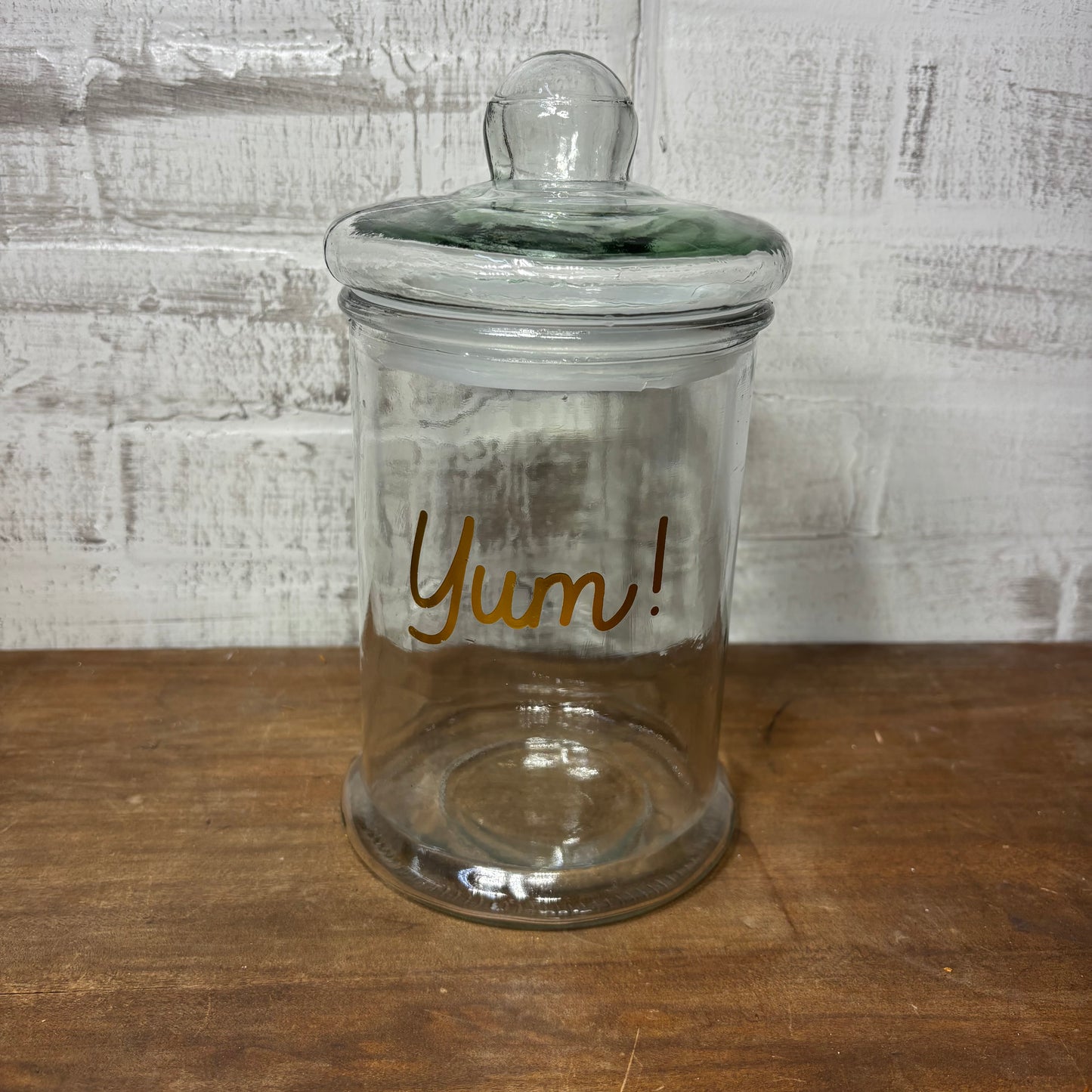 “Yay” Glass Canister