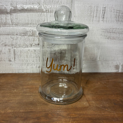 “Yay” Glass Canister