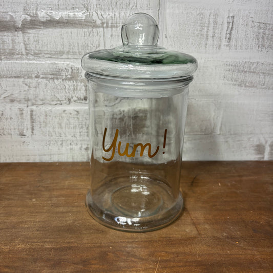 “Yay” Glass Canister