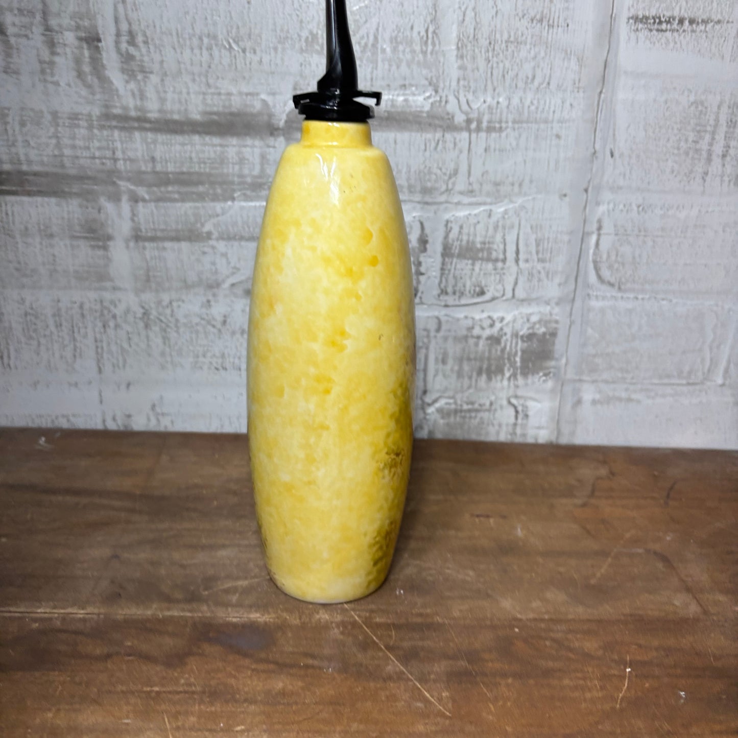Hand-Painted Sunflower Ceramic Olive Oil Dispenser Bottle