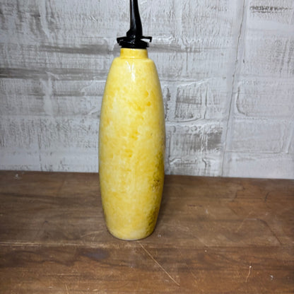 Hand-Painted Sunflower Ceramic Olive Oil Dispenser Bottle