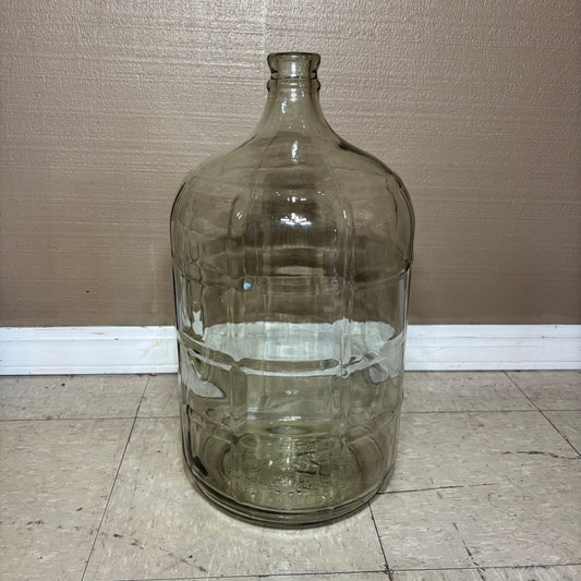 Vintage Mexican Brown Tinted Glass Water Jug
