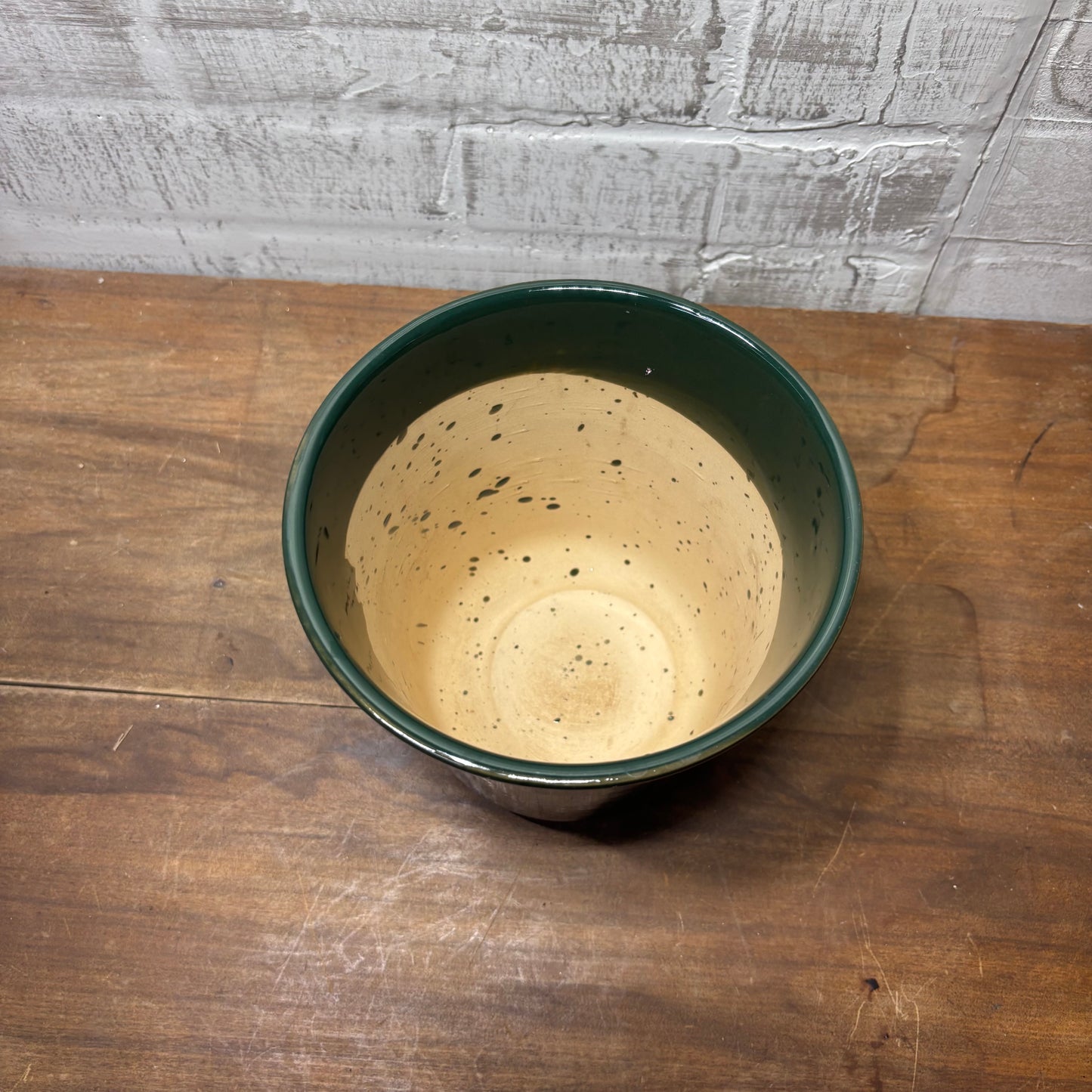 Green Glazed Clay Pot