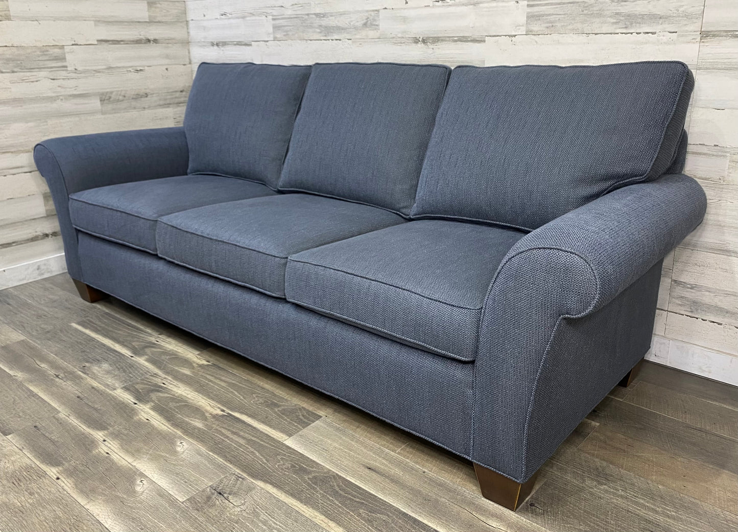 Stickley Gray/Blue Sofa Couch