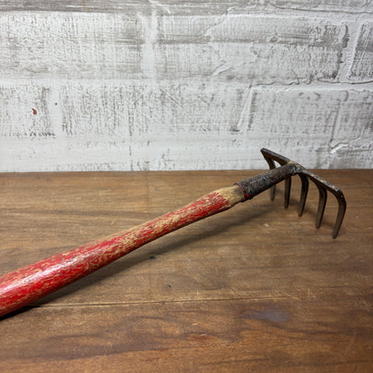 Vintage Hand Rake/ Garden Tool