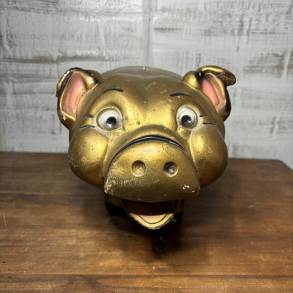 Mid Century Chalkware Starburst Piggy Bank A.N. Brooks