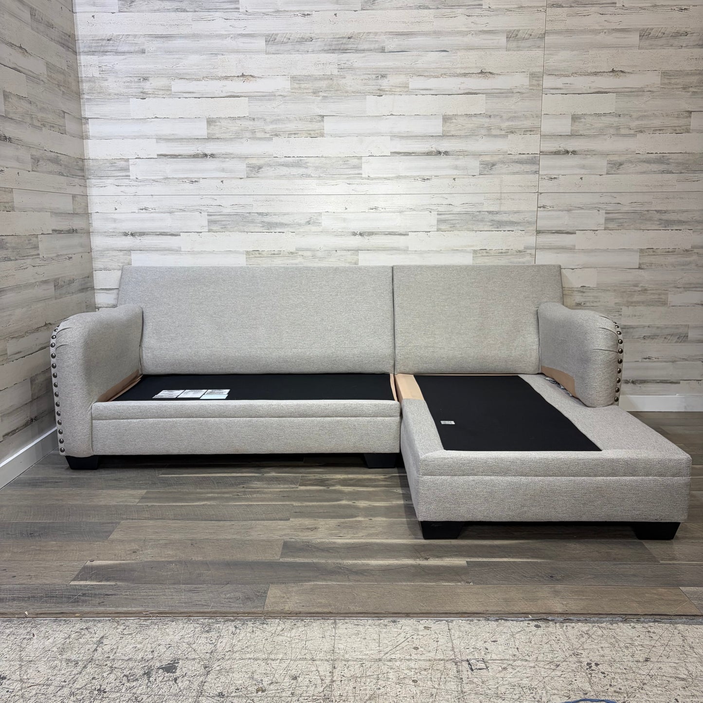 Gray 2pc Ashley Sectional Couch
