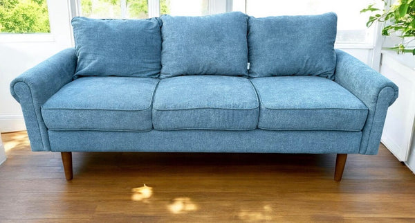 Light Blue Modern Sofa Couch