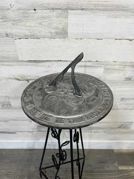 Sun And Moon Sundial Table