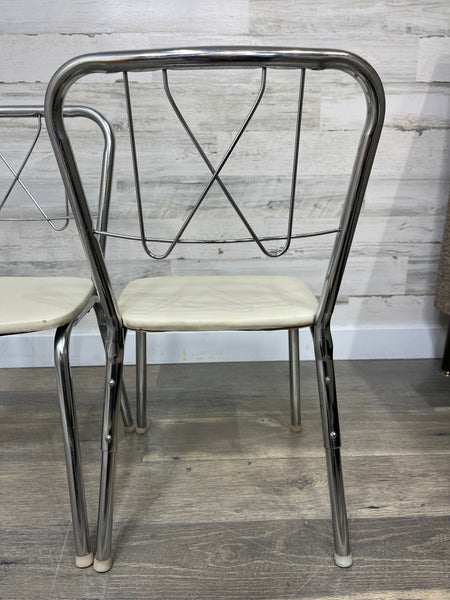 Mid Century Kids Chrome Chairs